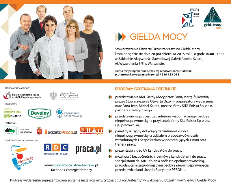 zaproszenie - Gie�da Mocy